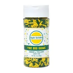 Mystic Sprinkles The Big Game: Green & Yellow Jimmy Mix 3oz Bottle