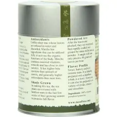 The Tao Of Tea Powdered Matcha Green Tea Liquid Jade