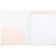 Sugar Paper Essentials Clipfolio Pink Gloss Dot