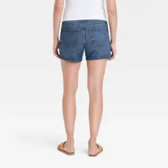 Over Belly Maternity Jean Shorts - Isabel Maternity by Ingrid & Isabel&trade;
