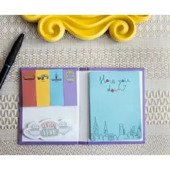 Silver Buffalo Friends Sticky Note and Sticky Tab Box Set