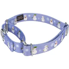 Country Brook Petz Snowman Martingale Dog Collar
