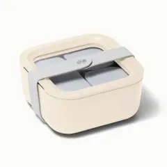 Caraway Home Small Ceramic Coated Glass Food Storage Container