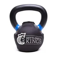 Kettlebell Kings Powder Coat Kettlebell Wrap 3mm Neoprene Sleeve, 5LB - Black