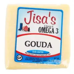 Jisa's Farmstead Cheese Block 3 Piece Sampler | Tomato Basil, Gouda, Spinach & Artichoke