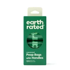 Earth Rated Unscented Dog Waste Disposal Bags Refill Rolls - 120ct