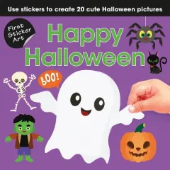 First Sticker Art: Happy Halloween - by  Paul Calver & Toby Reynolds (Paperback)