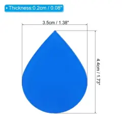 Unique Bargains Waterproof Self-Adhesive Decor Home Business Hot and Cold Water Label