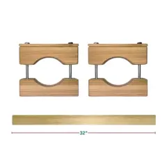 Cardinal Gates Round Gate Installation Kit - 32 Inch Stairway Bannister Clamp