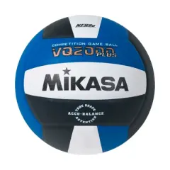Mikasa VQ2000 Plus NFHS Volleyball, Size 5, Royal Blue/Black/White