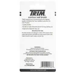 Trim Ergonomic Quality Bristles Contour Nail Brush