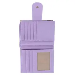 Buxton Women's Watercolor Garden Printed Vegan Leather Lexington Wallet