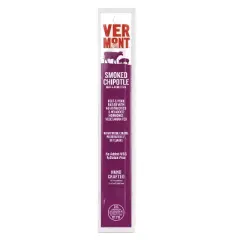 Snack Sticks by Vermont Smoke & Cure &ndash; Smoked Chipotle &ndash; Beef & Pork &ndash; Healthy Meat Protein &ndash; 1oz Jerky Stick &ndash; 24 count carton