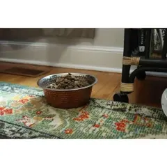 ETHICAL/SPOT Honeycomb Hammered Non Skid Stainless Steel Dish Copper Bowl - 3qt