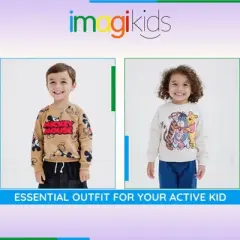 Disney Winnie the Pooh Mickey Mouse Baby Fleece Sweatshirt and Denim Pants Outfit Set Newborn to Infant