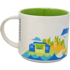 Starbucks You Are Here Series Kunming Ceramic Mug, 14 Oz