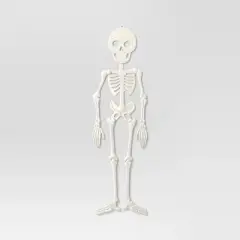 59" 3D Skull Skeleton Traditional Bone Halloween Decorative Prop Off-White - Hyde and EEK! Boutique&trade;