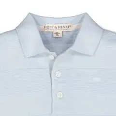 Hope & Henry Boys' Short Sleeve Sweater Polo, Infant