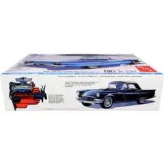 Skill 3 Model Kit 1957 Ford Thunderbird Convertible 2-in-1 Kit 1/16 Scale Model by AMT