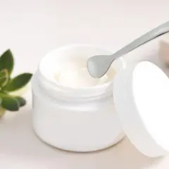 Unique Bargains Hangable Teardrop Shape Mini Makeup Cosmetic Spoon Silver Tone 2 Pcs