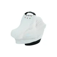 Snuggle Shield LUXE Protection Rayon from Bamboo Multi Use Antimicrobial Air Filtering Infant Car Seat/Nursing Cover - Gray