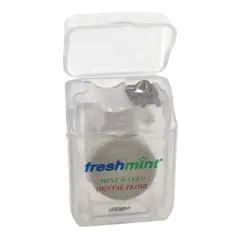 Freshmint Mint Flavor Dental Floss 12 Ct