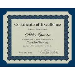 Great Papers Certificate Kits 9.375" x 12" Multicolor 25 Kits/Pack (2013317)