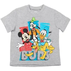 Disney Mickey Mouse Donald Duck Goofy Pluto Baby T-Shirt and Mesh Shorts Outfit Set Infant