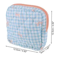 Unique Bargains Lady Lightweight Square Lipstick Bag 1 Pc