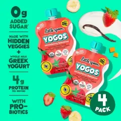 Little Spoon Strawberry Greek Yogurt - 14oz