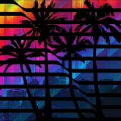 Junior's Design By Humans City Summer By clingcling T-Shirt