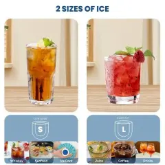 Kismile Ice Maker 26-lbs. Ice Per day Countertop or portable