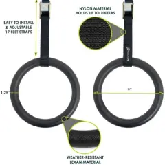 ProsourceFit Gymnastics Rings