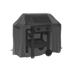 Pure Grill 32-Inch BBQ Grill Cover for All Outdoor Barbecue Gas Grill Brands, Universal Fit