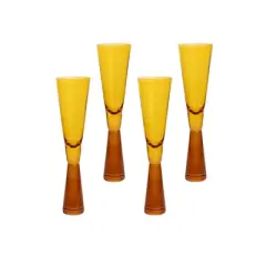 TOV FurnitureFlute Champagne Glasses - Set of 4 White