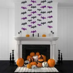 Amscan Bats Hanging String Halloween Decoration