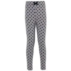 Touched by Nature Baby, Toddler, Big Kids and Youth Girl Organic Cotton Leggings 4pk, Pink Bows