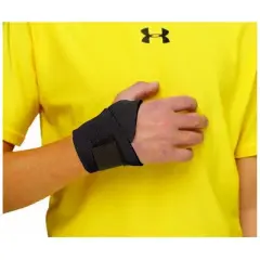 OTC Kidsline Wrist Wrap, Compression Support, Reversible, Black