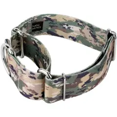 Country Brook Petz 2 Inch Mountain Viper Camo Martingale Dog Collar