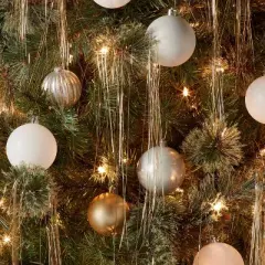 1000ct Tinsel Icicle Christmas Tree Ornament Champagne - Wondershop&trade;: Indoor Use, Snow Theme