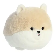 Aurora Teddy Pets 10" Cream Pom White Stuffed Animal