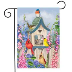 Briarwood Lane Garden Flag 12x18 For Outdoor Birds of Spring Floral For Spring Garden Flag Flags For Outside