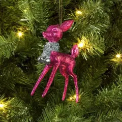 Christmas Plastic Deer Ornament Hot Pink - Wondershop&trade;