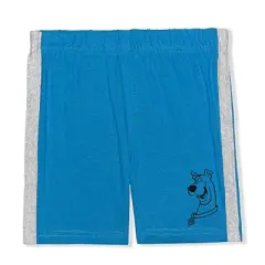 Warner Bros Boy's 3 Pack Scooby Doo Graphic Tee, Sleeveless Shirt and Casual Short Set For Toddlers