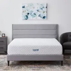 Lucid Comfort Collection 12" Memory Foam Mattress