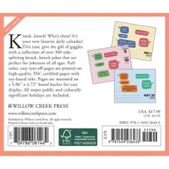 Willow Creek Press 2024 Daily Desk Calendar 5.2"x6.2" Knock Knock