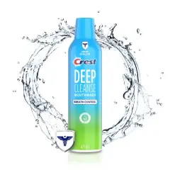 Crest Deep Cleanse Breath Control Mouthwash - Soft Mint - 475ml