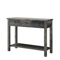 Console Table Oak Teal - Acme Furniture
