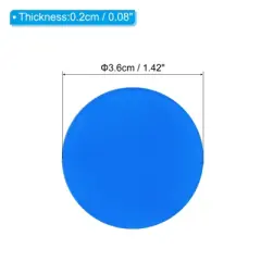 Unique Bargains Acrylic Self-Adhesive Decor Home Hot and Cold Water Label