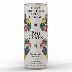 Two Chicks Sparkling Elderflower and Pear Cocktail - 4pk/355ml Cans